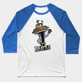 Seattle City Badge Baseball T-Shirt